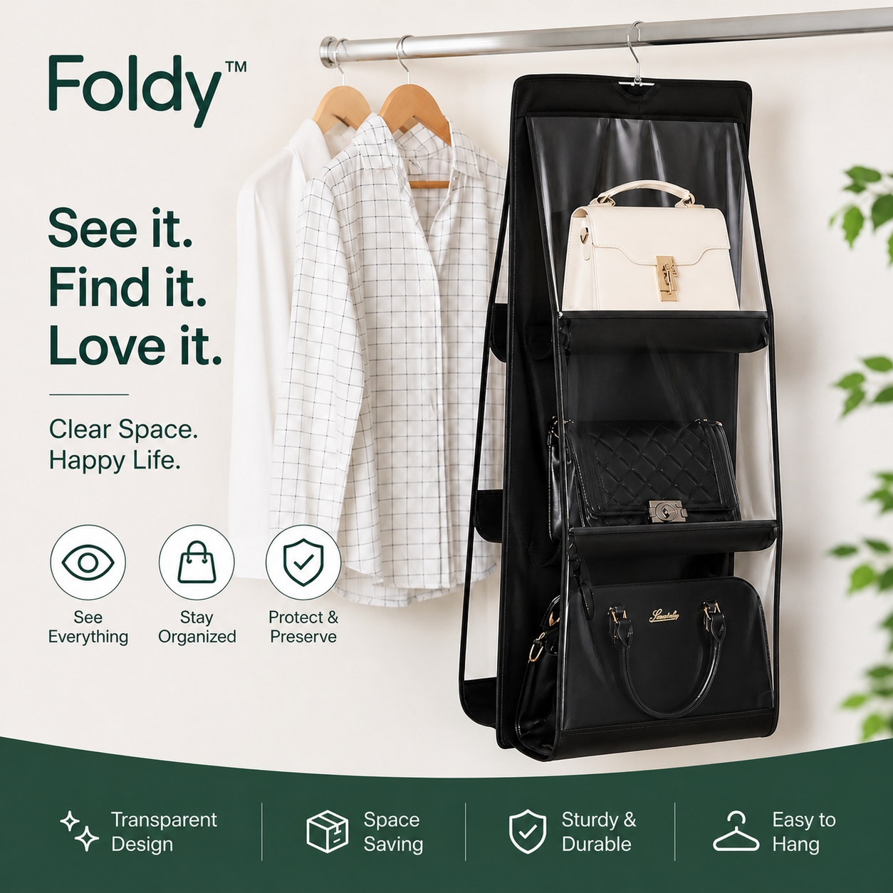 Foldy™|Handbag organizer